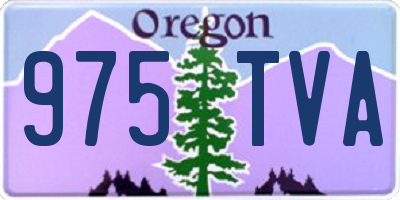 OR license plate 975TVA