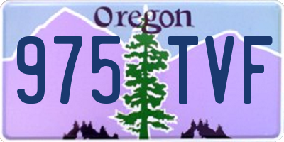 OR license plate 975TVF