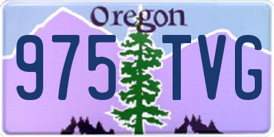 OR license plate 975TVG