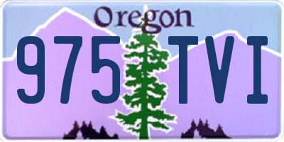 OR license plate 975TVI