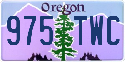 OR license plate 975TWC