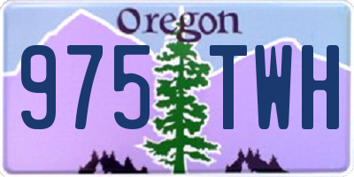 OR license plate 975TWH