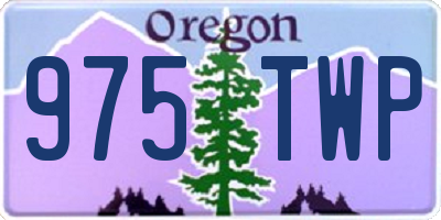 OR license plate 975TWP