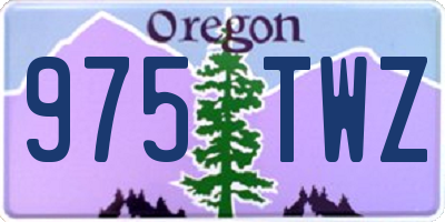 OR license plate 975TWZ
