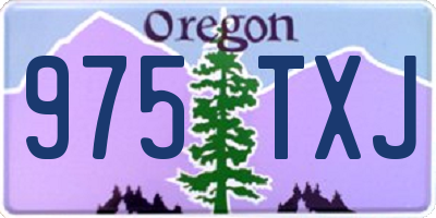 OR license plate 975TXJ
