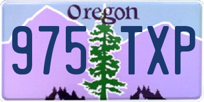 OR license plate 975TXP