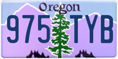 OR license plate 975TYB