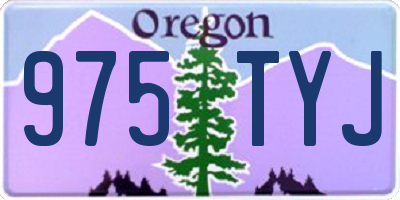 OR license plate 975TYJ