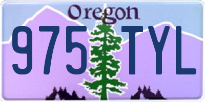 OR license plate 975TYL