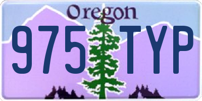 OR license plate 975TYP
