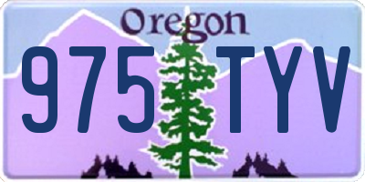 OR license plate 975TYV