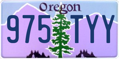 OR license plate 975TYY