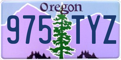 OR license plate 975TYZ