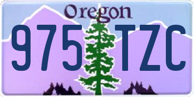 OR license plate 975TZC
