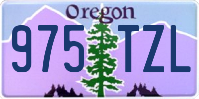 OR license plate 975TZL