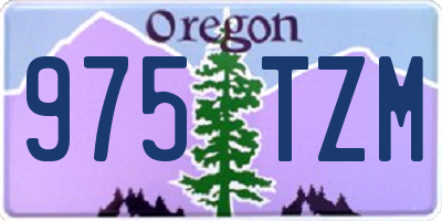 OR license plate 975TZM