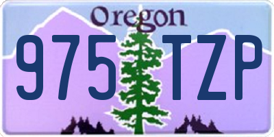 OR license plate 975TZP