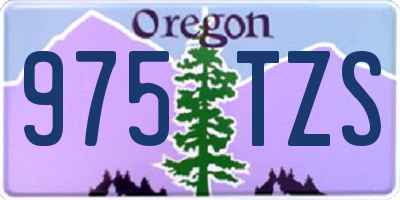OR license plate 975TZS
