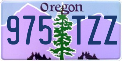 OR license plate 975TZZ