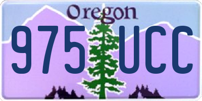 OR license plate 975UCC