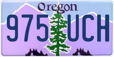 OR license plate 975UCH