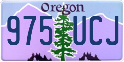 OR license plate 975UCJ