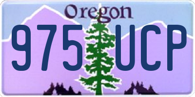 OR license plate 975UCP