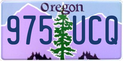 OR license plate 975UCQ