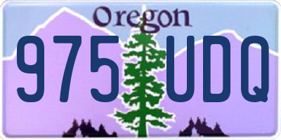 OR license plate 975UDQ
