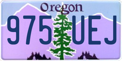 OR license plate 975UEJ