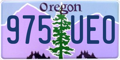 OR license plate 975UEO