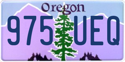 OR license plate 975UEQ