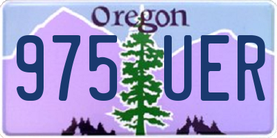 OR license plate 975UER