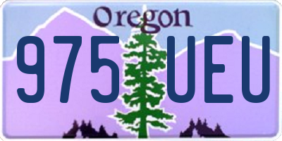 OR license plate 975UEU