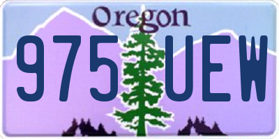OR license plate 975UEW