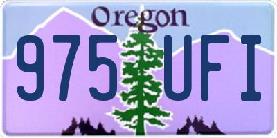 OR license plate 975UFI