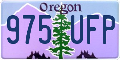 OR license plate 975UFP
