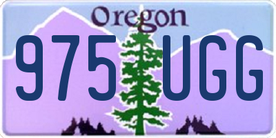 OR license plate 975UGG