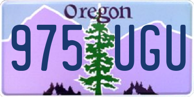 OR license plate 975UGU