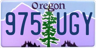 OR license plate 975UGY