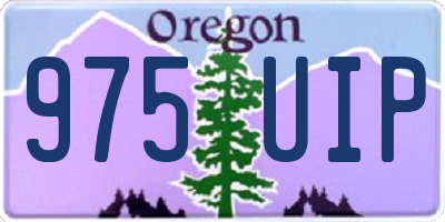 OR license plate 975UIP