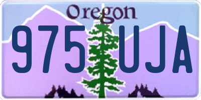 OR license plate 975UJA