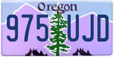 OR license plate 975UJD