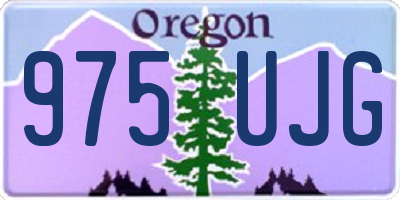 OR license plate 975UJG