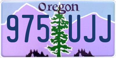 OR license plate 975UJJ