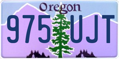 OR license plate 975UJT