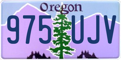 OR license plate 975UJV