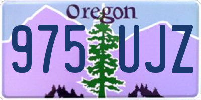 OR license plate 975UJZ