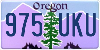 OR license plate 975UKU