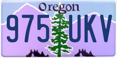 OR license plate 975UKV